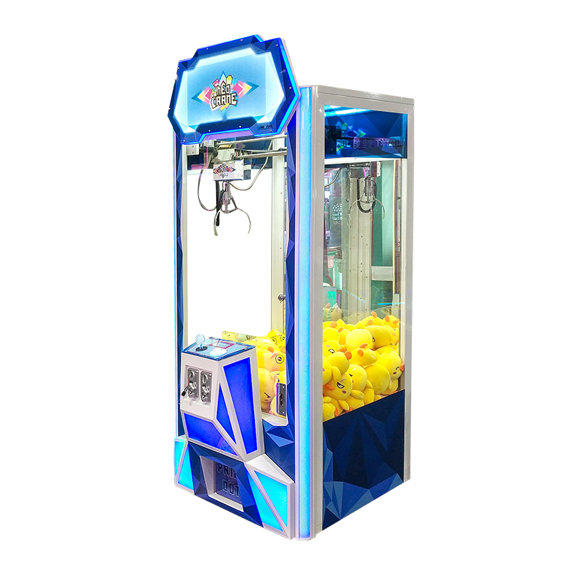 Bill Acceptor Vending - おもちゃのぬいぐるみクレーンゲーム、コイン式アーケードゲーム、紙幣識別機付き、ネオクレーン、楽しいエンターテイメントゲーム