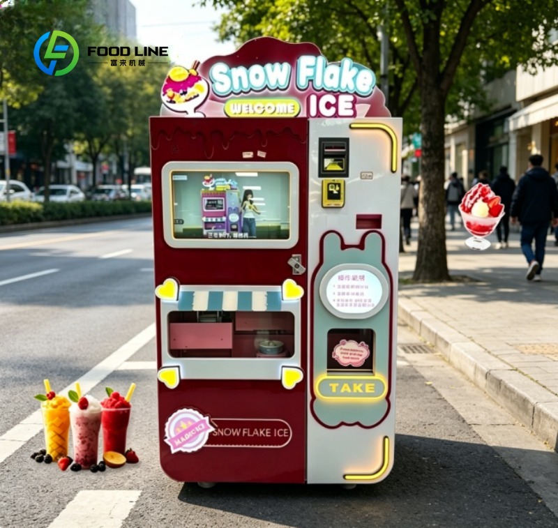 Slushie Machine Vending - 自動スラッシー販売機 業務用スムージーメーカー コンビニやカフェ向け高効率機器