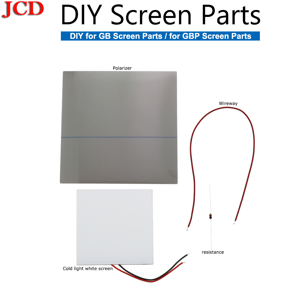 Lcd Screen Arcade - ゲームボーイDMG-001、ポケットレンズ、jcd for gb、gameboy、バックライト付きmod、クールホワイトを使用するための液晶パネルライト付きスクリーン