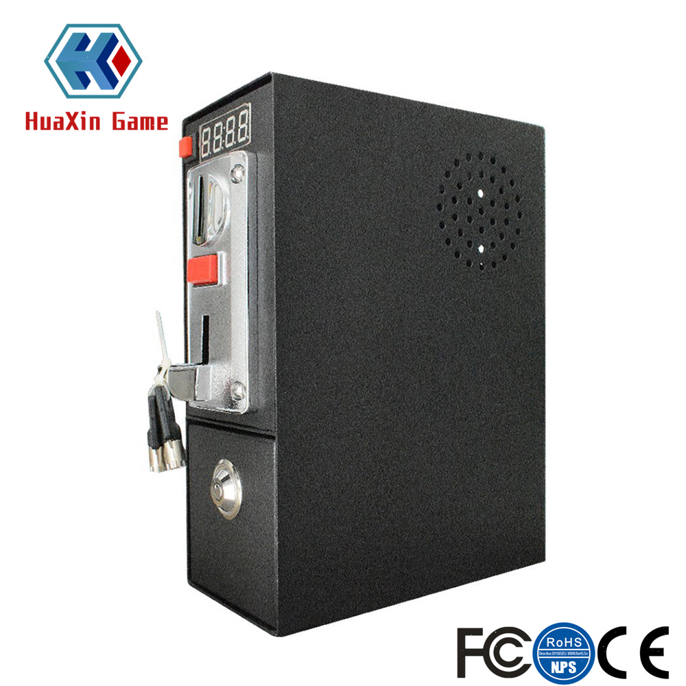 Arcade Card Vending Machine - コイン式タイマーコントロールボックス、マルチコインアクセプター、プッシュボタン付き電源