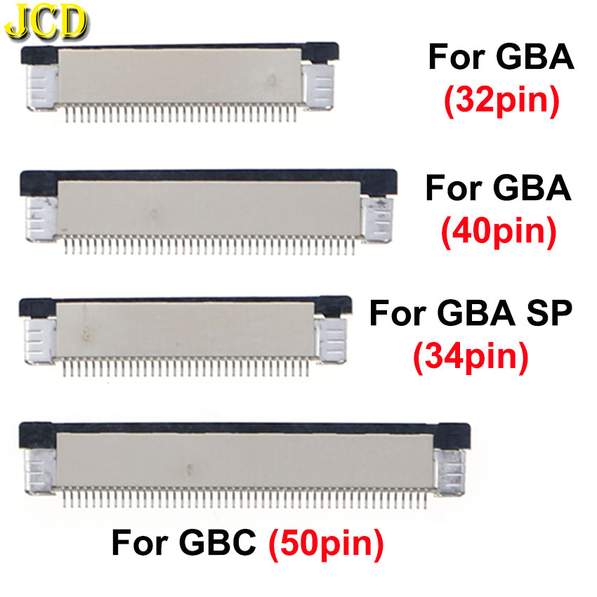 Lcd Screen Arcade - Gbc/gba/gba/gba/sp 32 34 40 50ピン用のフレキシブルケーブル付きコネクタ