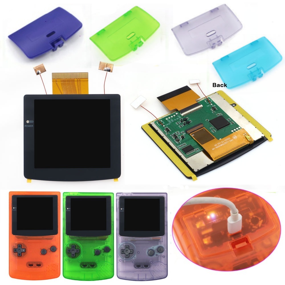充電式2.8インチIPSスクリーンラミネートLCD、GBC用 - Lcd Screen Arcade のレビューと価格