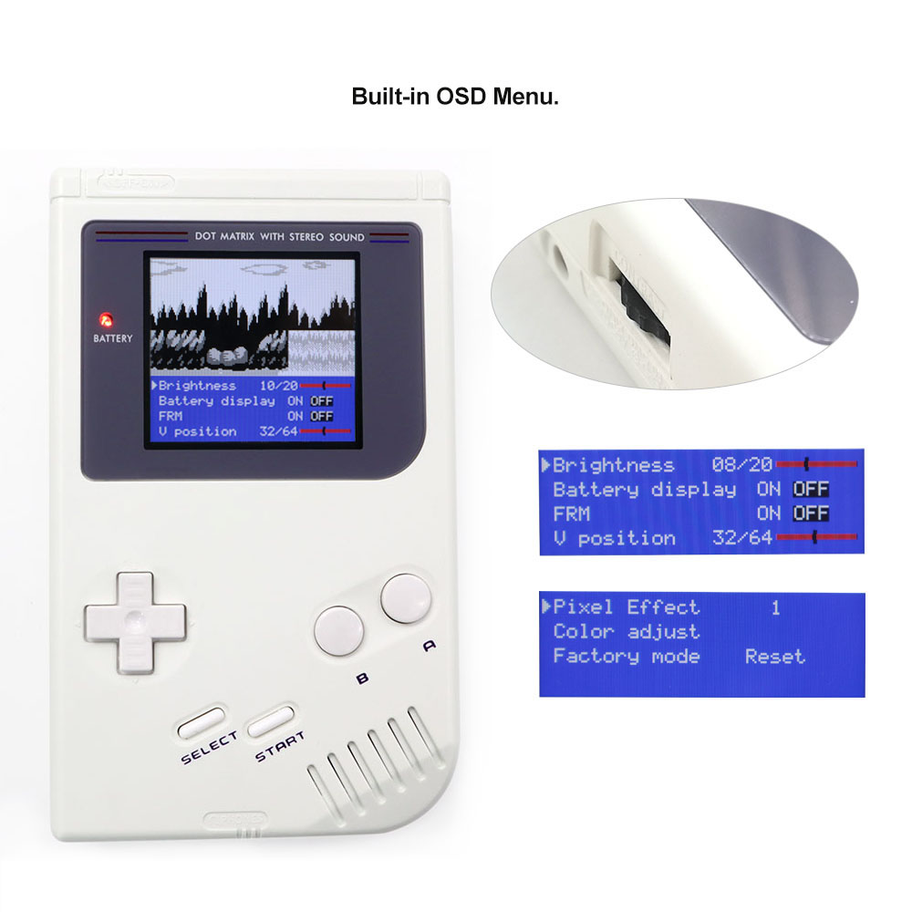 ゲームボーイDMG GB DMG V5用ウルトラIPS液晶ス - Lcd Screen Arcade のレビューと価格