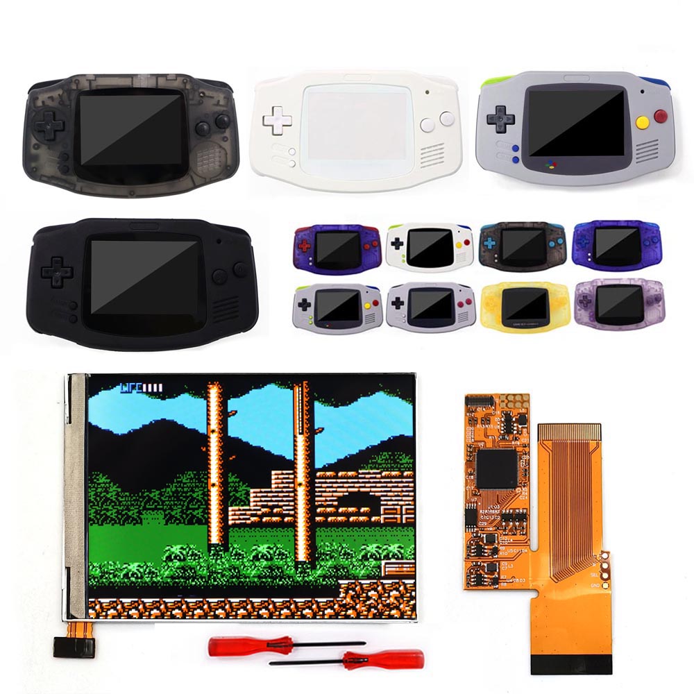 クラシック3.2インチIPS液晶 GBA V2用バックライト - Lcd Screen Arcade のレビューと価格