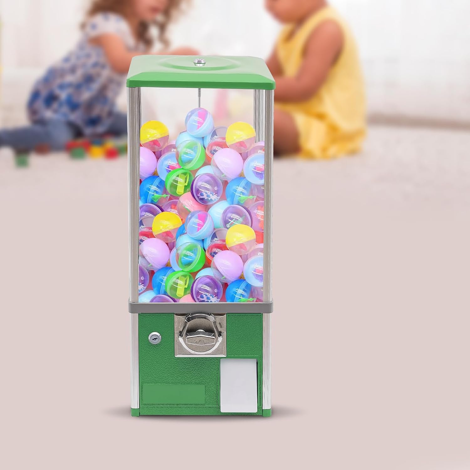 業務用キャンディ自動販売機、4種類のコインで操作可能なキーロ - Quarter Arcade Vending Machine のレビューと価格